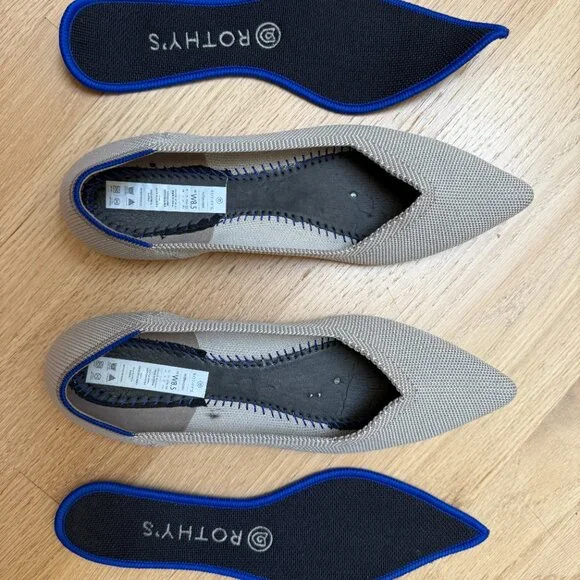 Rothy's Flat - Flax Birdseye - Picture 5 of 7